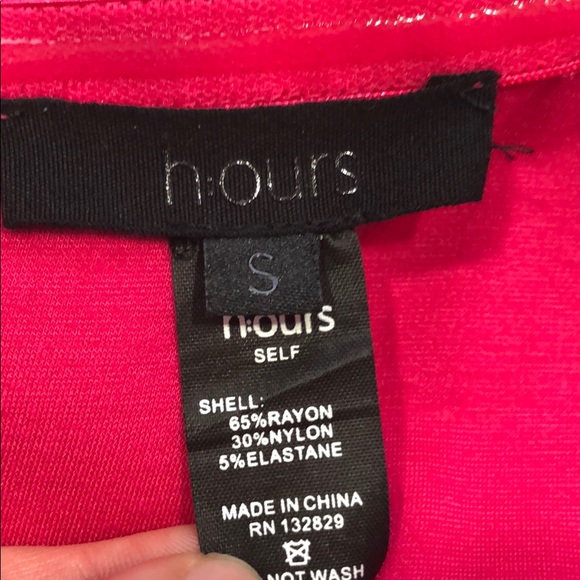 Revolve H:ours Merce Hot Pink Off Shoulder Dress - Picture 4 of 8